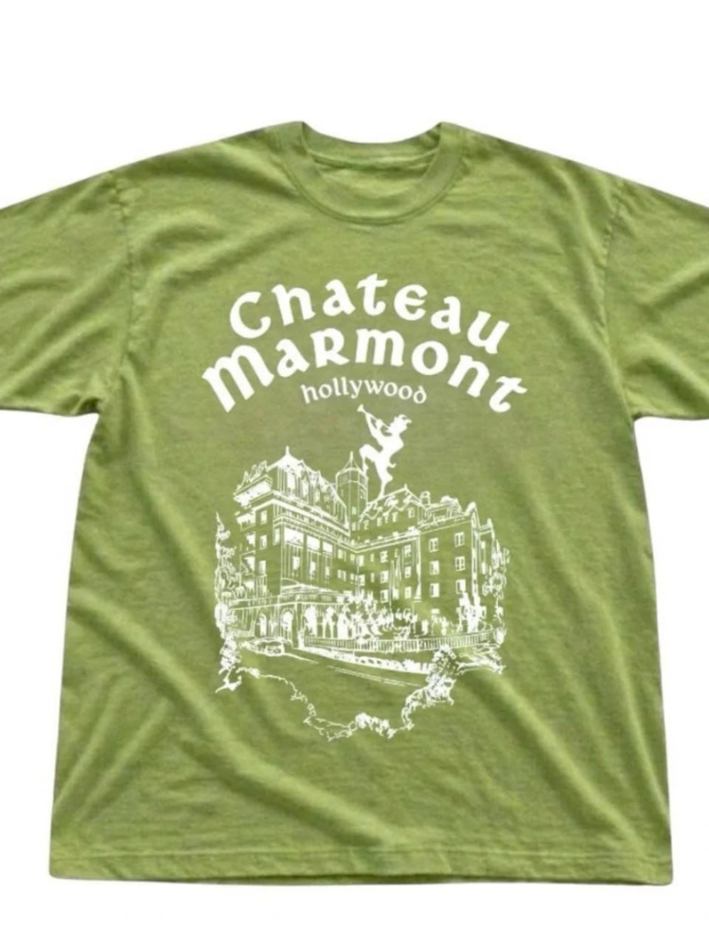 Chateau Marmont Kiwi Green Graphic Tee